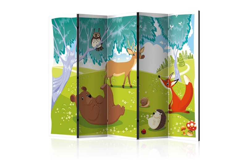 FUNNY ANIMALS Rumsavdelare 225x172 cm - Artgeist sp. z o. o. - Inredning & dekor - Dekor & inredningsdetaljer - Rumsavdelare