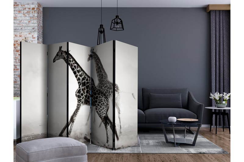 GIRAFFES Rumsavdelare 225x172 cm - Artgeist sp. z o. o. - Inredning & dekor - Dekor & inredningsdetaljer - Rumsavdelare