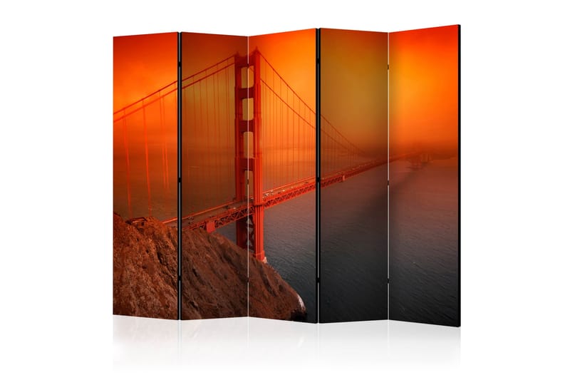 GOLDEN GATE BRIDGE Rumsavdelare 225x172 cm - Artgeist sp. z o. o. - Inredning & dekor - Dekor & inredningsdetaljer - Rumsavdelare