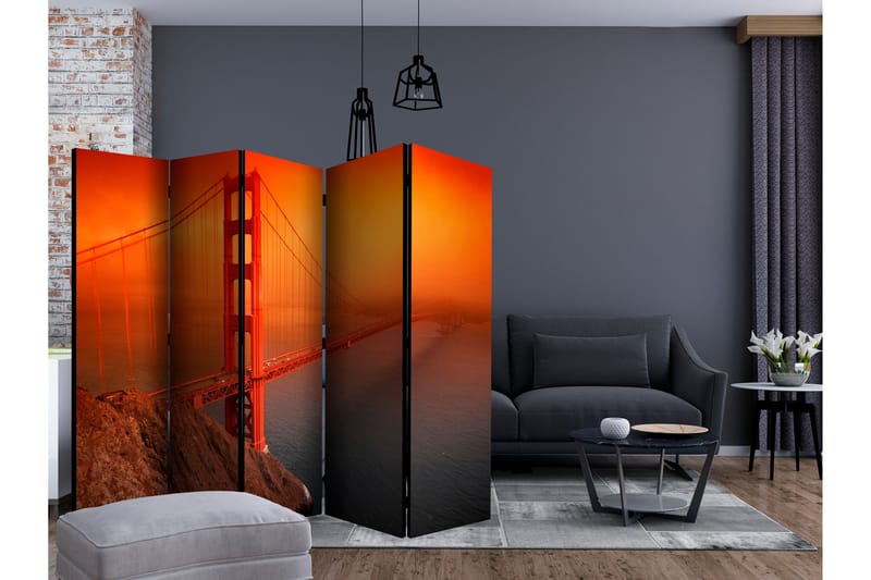 GOLDEN GATE BRIDGE Rumsavdelare 225x172 cm - Artgeist sp. z o. o. - Inredning & dekor - Dekor & inredningsdetaljer - Rumsavdelare