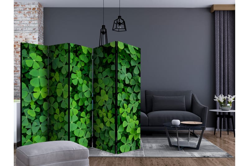 GREEN CLOVER Rumsavdelare 225x172 cm - Artgeist sp. z o. o. - Inredning & dekor - Dekor & inredningsdetaljer - Rumsavdelare