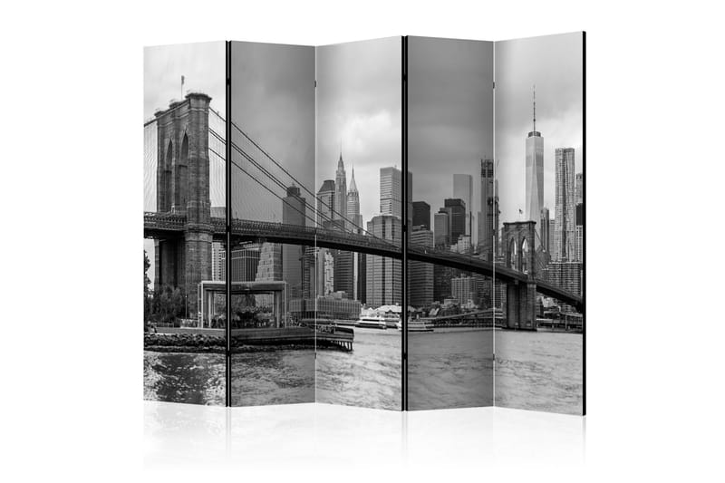 MANHATTAN (BLACK AND WHITE) Rumsavdelare 225x172 cm - Artgeist sp. z o. o. - Inredning & dekor - Dekor & inredningsdetaljer - Rumsavdelare