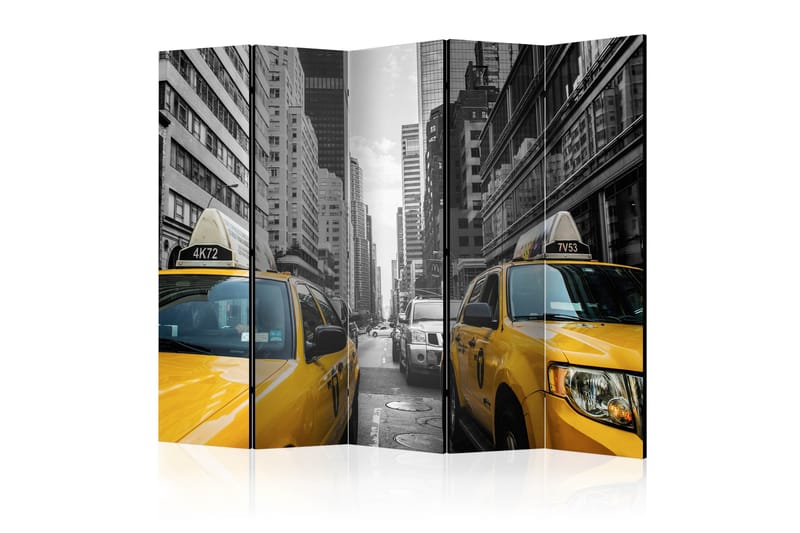 NEW YORK TAXI Rumsavdelare 225x172 cm - Artgeist sp. z o. o. - Inredning & dekor - Dekor & inredningsdetaljer - Rumsavdelare