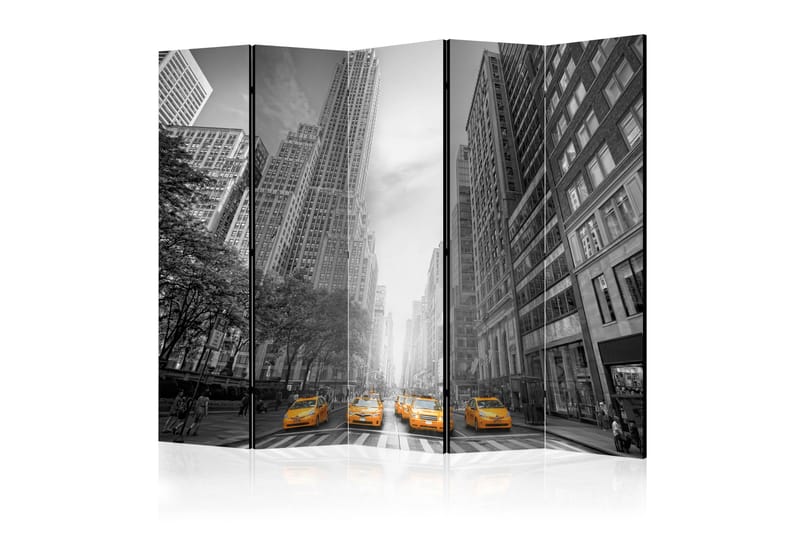 NEW YORK YELLOW TAXIS Rumsavdelare 225x172 cm - Artgeist sp. z o. o. - Inredning & dekor - Dekor & inredningsdetaljer - Rumsavdelare