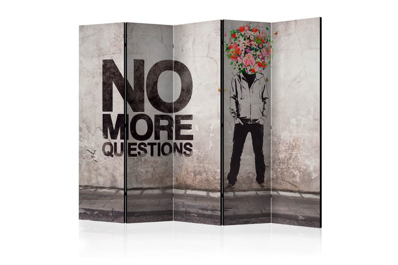 NO MORE QUESTIONS Rumsavdelare 225x172 cm - Artgeist sp. z o. o. - Inredning & dekor - Dekor & inredningsdetaljer - Rumsavdelare