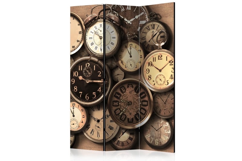 OLD CLOCKS Rumsavdelare 135x172 cm - Artgeist sp. z o. o. - Inredning & dekor - Dekor & inredningsdetaljer - Rumsavdelare