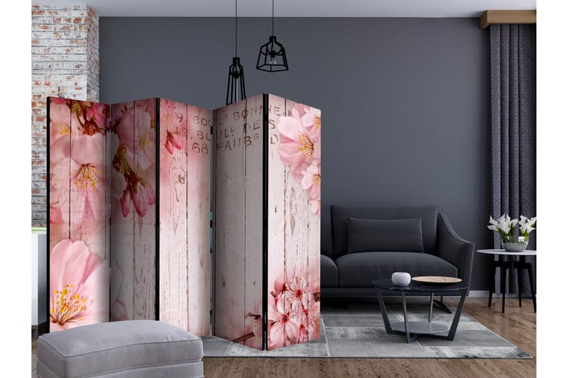 PINK APPLE BLOSSOMS Rumsavdelare 225x172 cm - Artgeist sp. z o. o. - Inredning & dekor - Dekor & inredningsdetaljer - Rumsavdelare