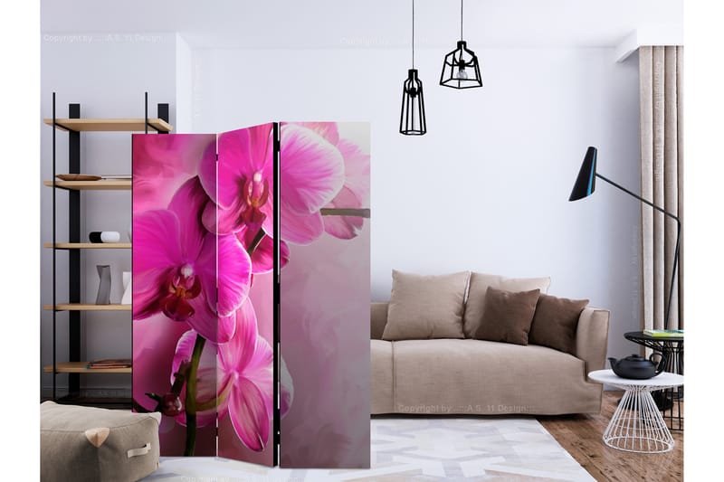 PINK ORCHID Rumsavdelare 135x172 cm - Artgeist sp. z o. o. - Inredning & dekor - Dekor & inredningsdetaljer - Rumsavdelare