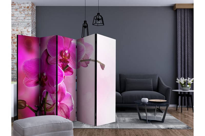 PINK ORCHID Rumsavdelare 225x172 cm - Artgeist sp. z o. o. - Inredning & dekor - Dekor & inredningsdetaljer - Rumsavdelare