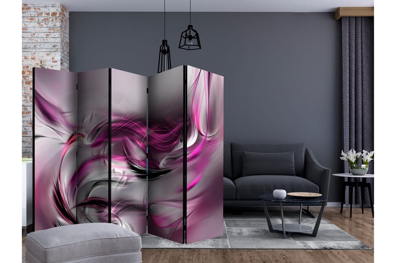 PINK SWIRLS Rumsavdelare 225x172 cm - Artgeist sp. z o. o. - Inredning & dekor - Dekor & inredningsdetaljer - Rumsavdelare