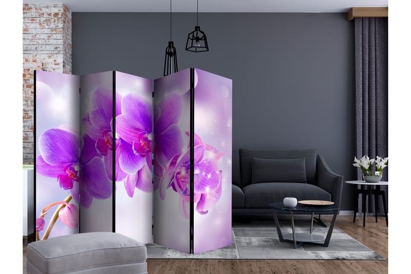 PURPLE ORCHIDS Rumsavdelare 225x172 cm - Artgeist sp. z o. o. - Inredning & dekor - Dekor & inredningsdetaljer - Rumsavdelare