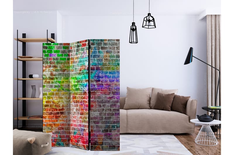 RAINBOW WALL Rumsavdelare 135x172 cm - Artgeist sp. z o. o. - Inredning & dekor - Dekor & inredningsdetaljer - Rumsavdelare