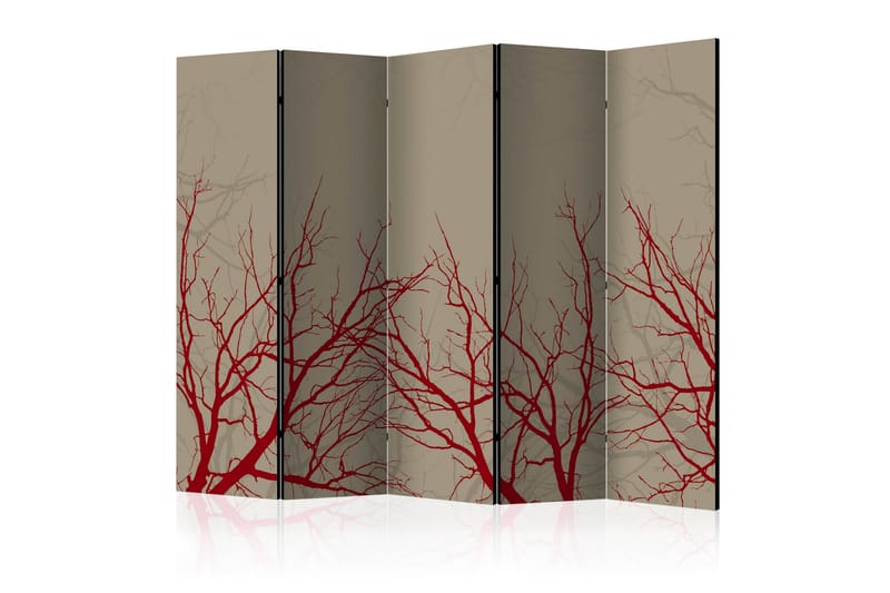 RED-HOT BRANCHES Rumsavdelare 225x172 cm - Artgeist sp. z o. o. - Inredning & dekor - Dekor & inredningsdetaljer - Rumsavdelare