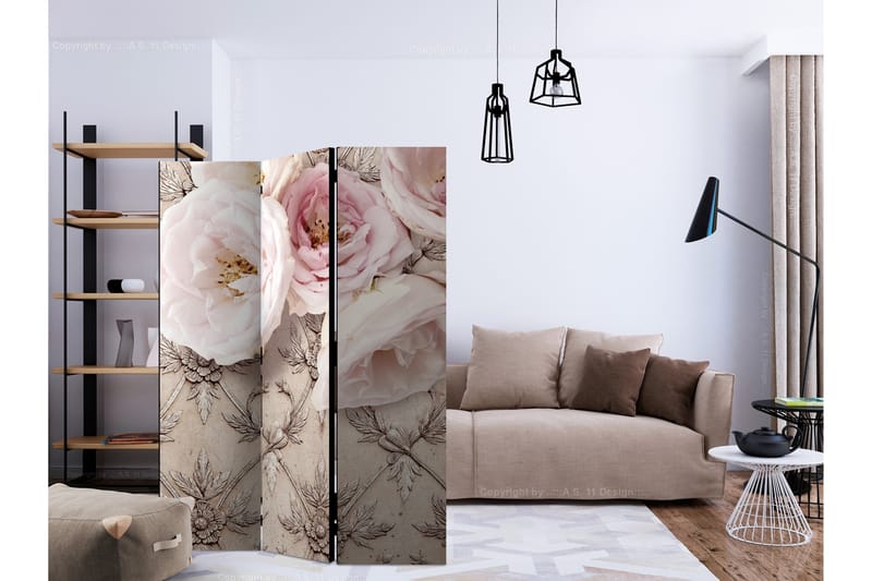 ROMANTIC BEIGE Rumsavdelare 135x172 cm - Artgeist sp. z o. o. - Inredning & dekor - Dekor & inredningsdetaljer - Rumsavdelare