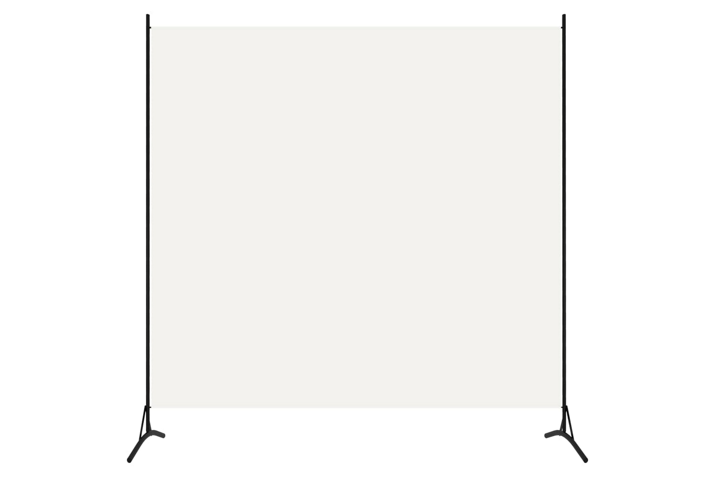 Rumsavdelare 1 panel gräddvit 175×180 cm – Vit