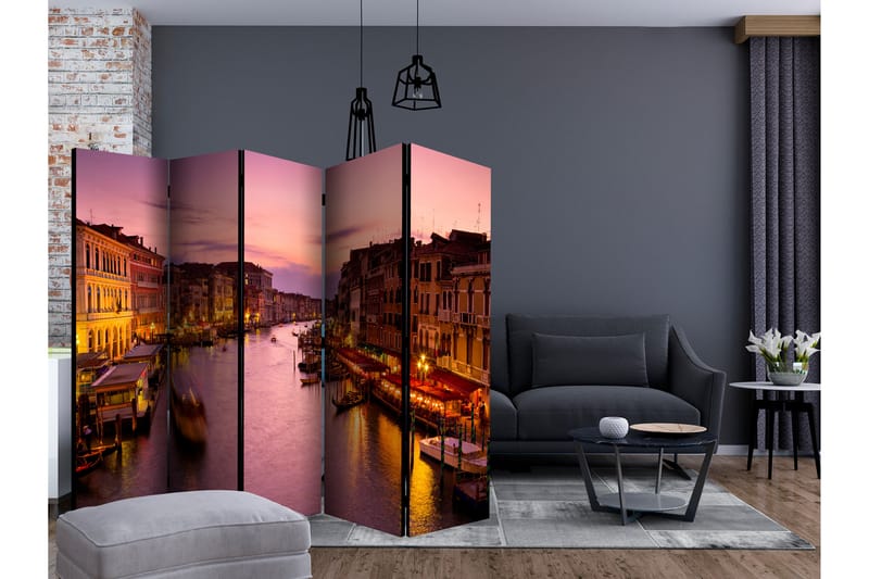 RUMSAVDELARE City of Lovers, Venice by Night II 225x172 cm - Artgeist sp. z o. o. - Inredning & dekor - Dekor & inredningsdetaljer - Rumsavdelare