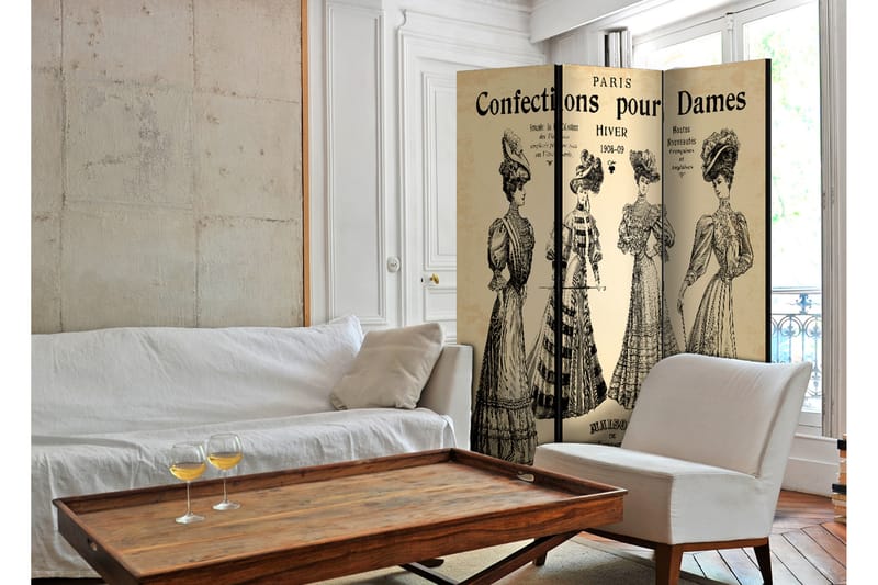 RUMSAVDELARE Confections Pour Dames 135x172 - Artgeist sp. z o. o. - Inredning & dekor - Dekor & inredningsdetaljer - Rumsavdelare