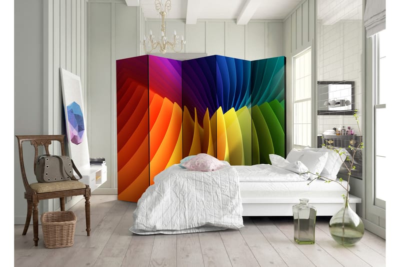 RUMSAVDELARE Rainbow Wave 225x172 - Artgeist sp. z o. o. - Inredning & dekor - Dekor & inredningsdetaljer - Rumsavdelare