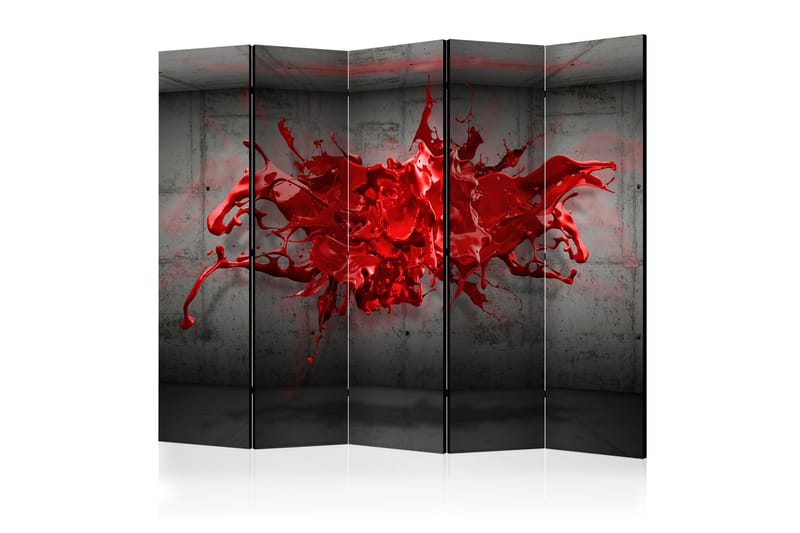 RUMSAVDELARE Red Ink Blot 225x172 - Artgeist sp. z o. o. - Inredning & dekor - Dekor & inredningsdetaljer - Rumsavdelare