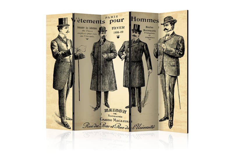 RUMSAVDELARE Vêtements Pour Homme 225x172 - Artgeist sp. z o. o. - Inredning & dekor - Dekor & inredningsdetaljer - Rumsavdelare