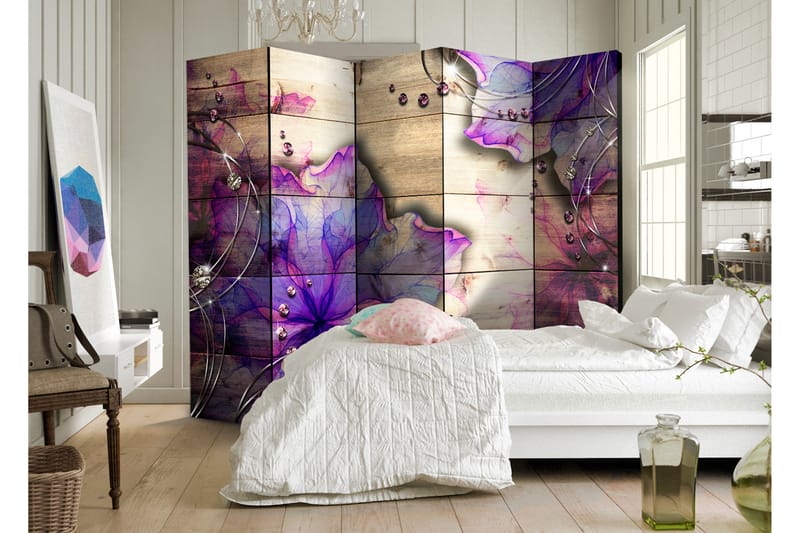 RUMSAVDELARE Purple Memory 225x172 - Artgeist sp. z o. o. - Inredning & dekor - Dekor & inredningsdetaljer - Rumsavdelare