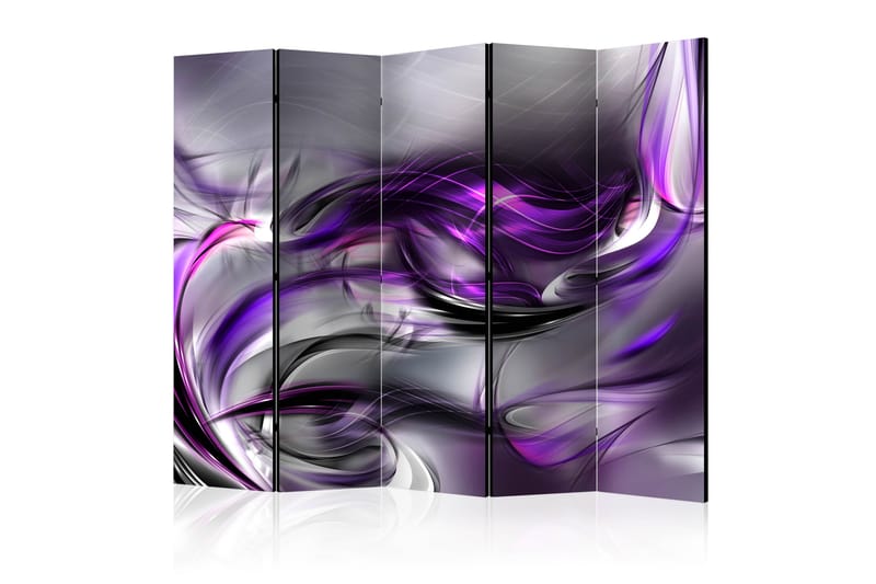 RUMSAVDELARE Purple Swirls 225x172 - Artgeist sp. z o. o. - Inredning & dekor - Dekor & inredningsdetaljer - Rumsavdelare