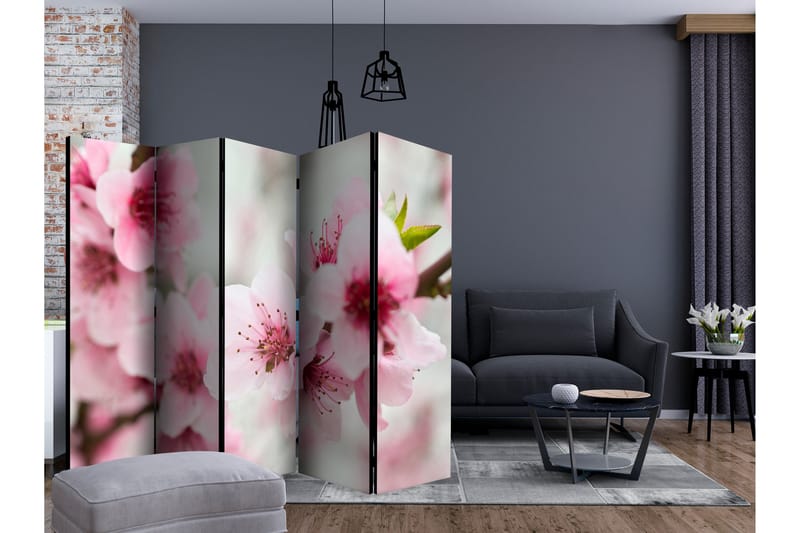 SPRING BLOOMING TREE PINK FLOWERS Rumsavdelare 225x172 cm - Artgeist sp. z o. o. - Inredning & dekor - Dekor & inredningsdetaljer - Rumsavdelare