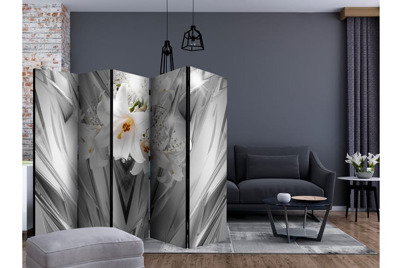 STEEL LILIES Rumsavdelare 225x172 cm - Artgeist sp. z o. o. - Inredning & dekor - Dekor & inredningsdetaljer - Rumsavdelare