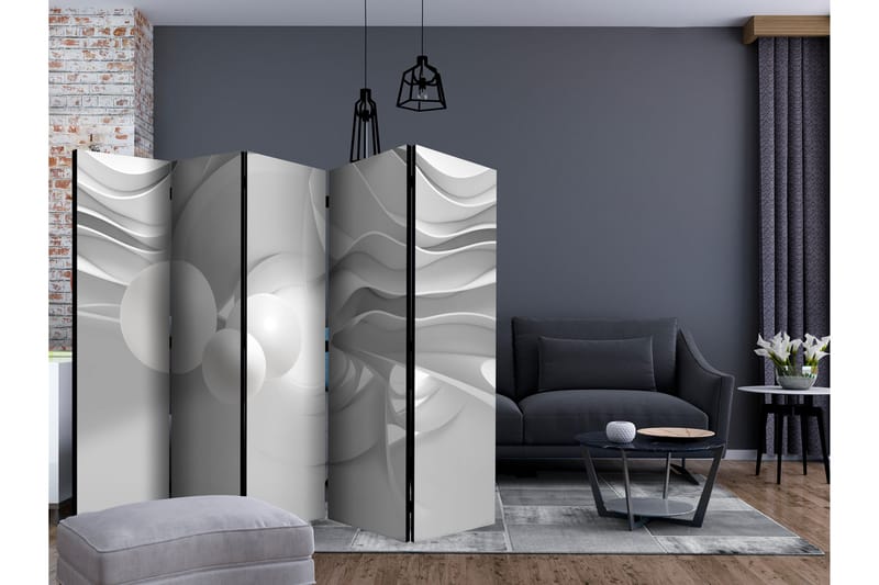 WHITE CORRIDORS Rumsavdelare 225x172 cm - Artgeist sp. z o. o. - Inredning & dekor - Dekor & inredningsdetaljer - Rumsavdelare