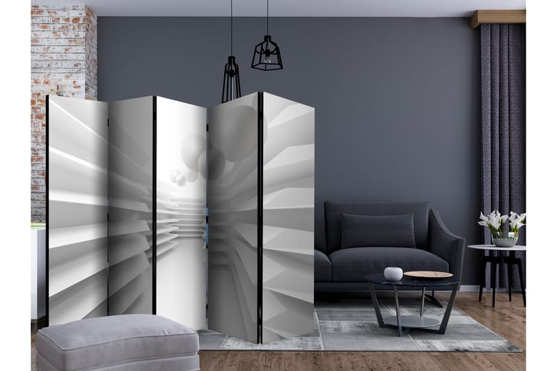 WHITE MAZE Rumsavdelare 225x172 cm - Artgeist sp. z o. o. - Inredning & dekor - Dekor & inredningsdetaljer - Rumsavdelare