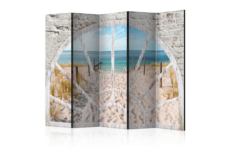 WINDOW VIEW BEACH Rumsavdelare 225x172 cm - Artgeist sp. z o. o. - Inredning & dekor - Dekor & inredningsdetaljer - Rumsavdelare