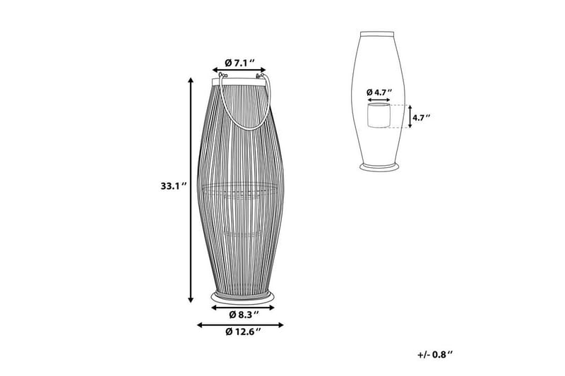 TAHITI Lykta 32 cm - Inredning & dekor - Dekor & inredningsdetaljer