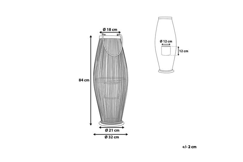 TAHITI Lykta 32 cm - Inredning & dekor - Dekor & inredningsdetaljer