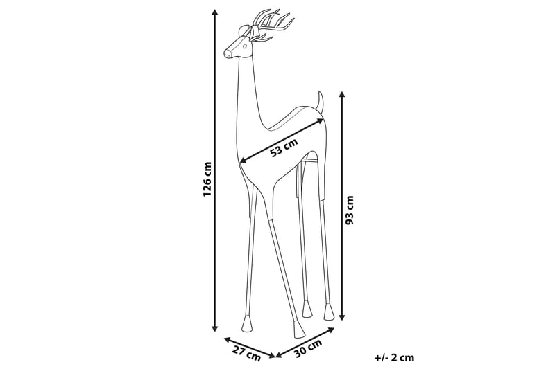 YLIRANTA Figur Ren Keramik/Guld - Inredning & dekor - Dekor & inredningsdetaljer