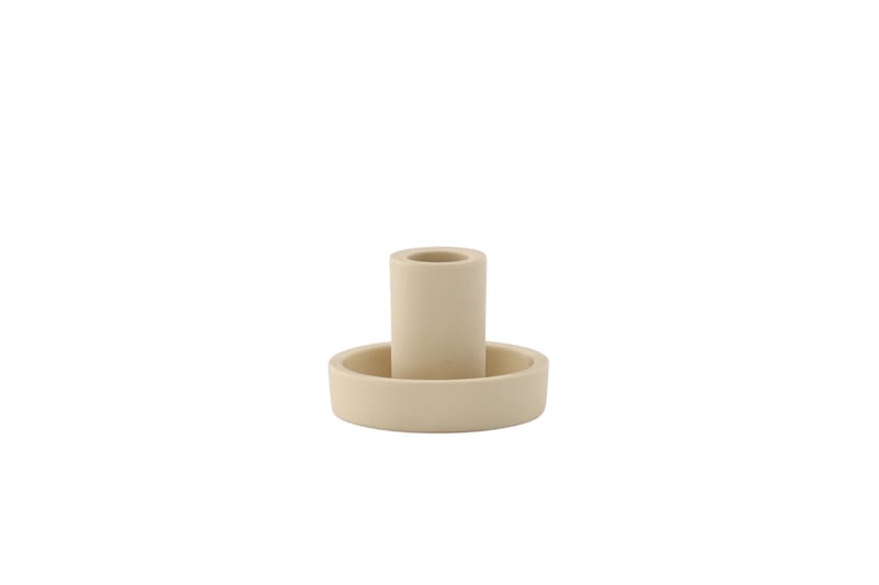 Ceco Ljusstake 11x5,6 cm Beige - Kandelaber bord - Dekor & inredningsdetaljer