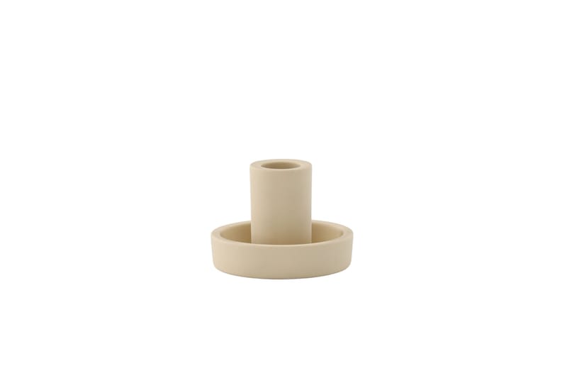 Ceco Ljusstake 11x5,6 cm Beige - Kandelaber bord - Dekor & inredningsdetaljer