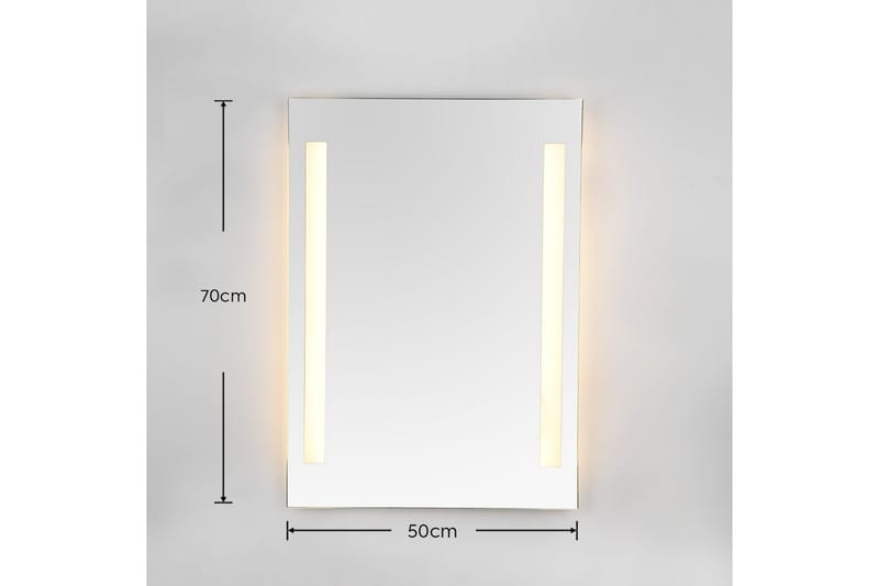 LINA Spegel med LED-belysning 50x70cm - Mirrors and more - Inredning & dekor - Speglar - Badrumsspegel