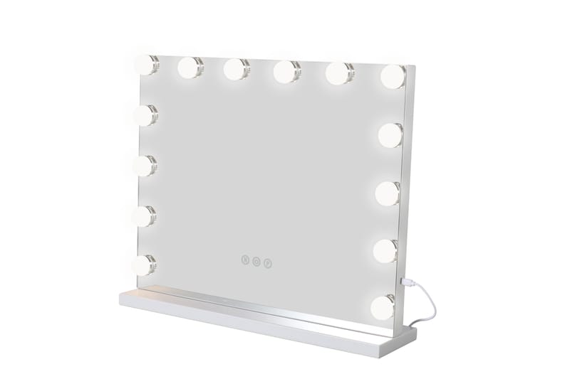 Glow Sminkspegel 50 cm med LED Belysning Vit - Inredning & dekor - Speglar - Sminkspegel