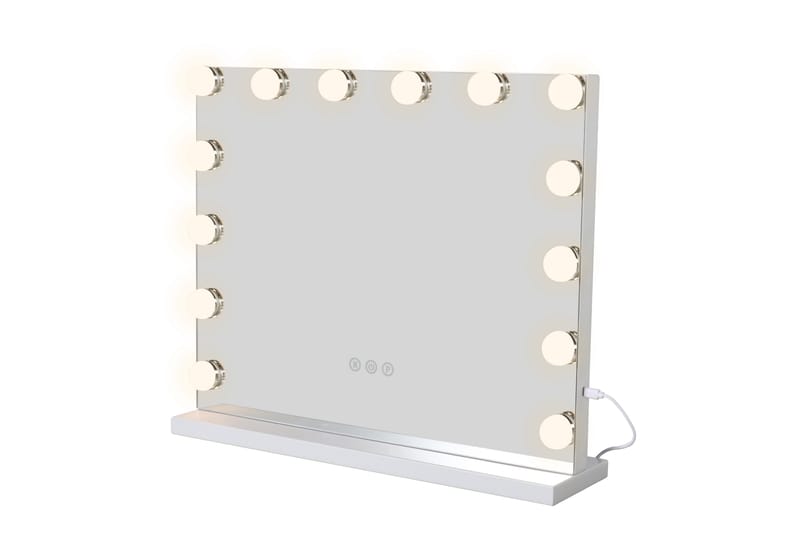 Glow Sminkspegel 50 cm med LED Belysning Vit - Inredning & dekor - Speglar - Sminkspegel