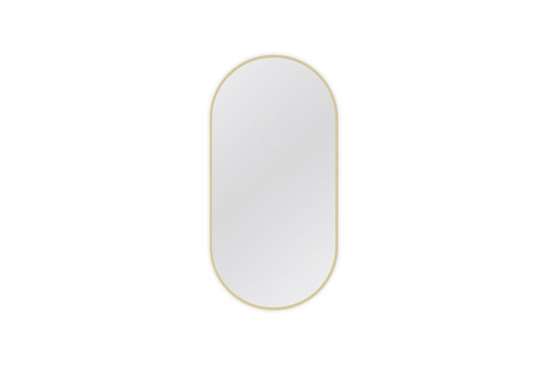 Micedi Vägghängd Spegel Oval 50x100 cm Guld - Väggspegel