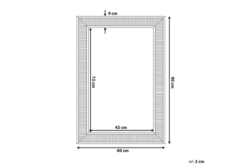 CASSIS Spegel 60 cm - Inredning & dekor - Speglar - Väggspegel