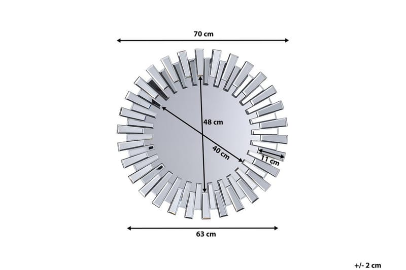 CHOLET Spegel 70 cm - Inredning & dekor - Speglar - Väggspegel