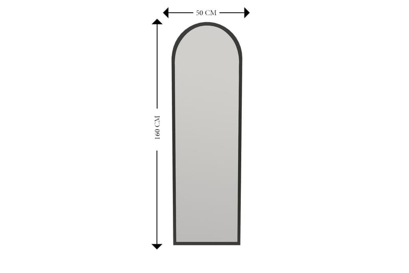 Rusele Spegel 50 cm Rektangulär Svart - Inredning & dekor - Speglar - Väggspegel