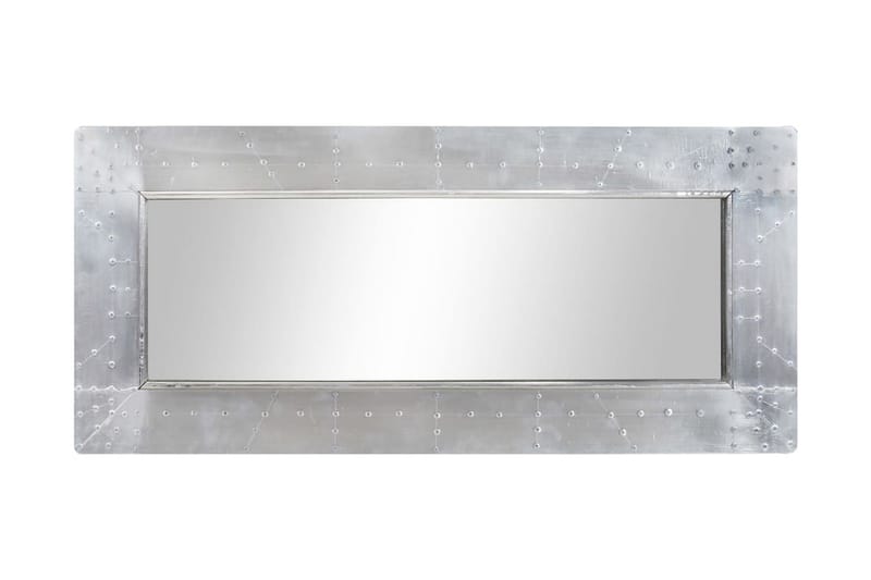 Spegel 110x50 cm metall - Silver - Inredning & dekor - Speglar - Väggspegel