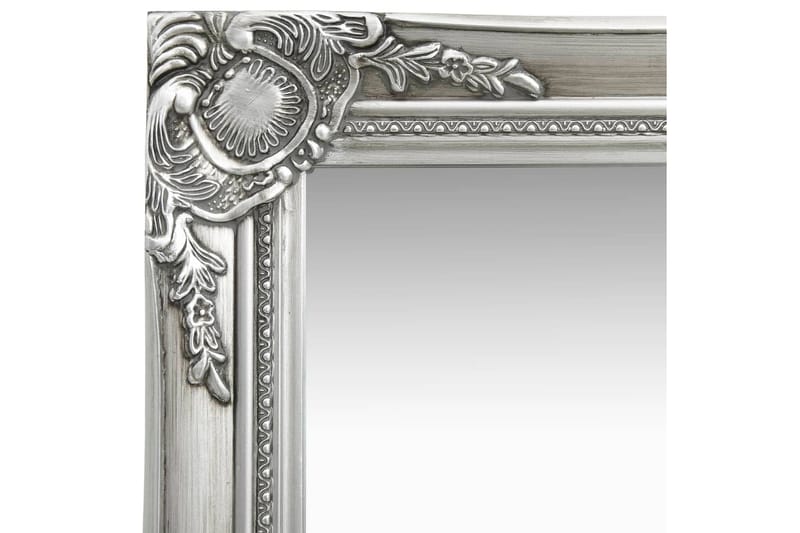 Väggspegel barockstil 50x60 cm silver - Inredning & dekor - Speglar - Väggspegel