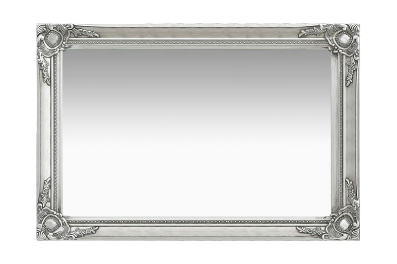 Väggspegel barockstil 60x40 cm silver - Inredning & dekor - Speglar - Väggspegel