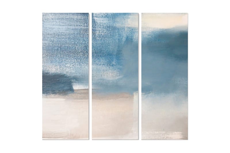 CANVASTAVLA Abstract 3-pack Flerfärgad 20x50 cm - Inredning & dekor - Tavlor & konst - Canvastavla