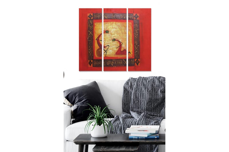 CANVASTAVLA Oriental 3-pack Flerfärgad 20x50 cm - Inredning & dekor - Tavlor & konst - Canvastavla