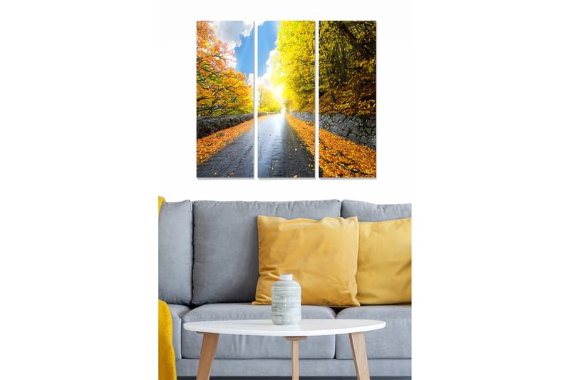 CANVASTAVLA Scenic 3-pack Flerfärgad 20x50 cm - Inredning & dekor - Tavlor & konst - Canvastavla