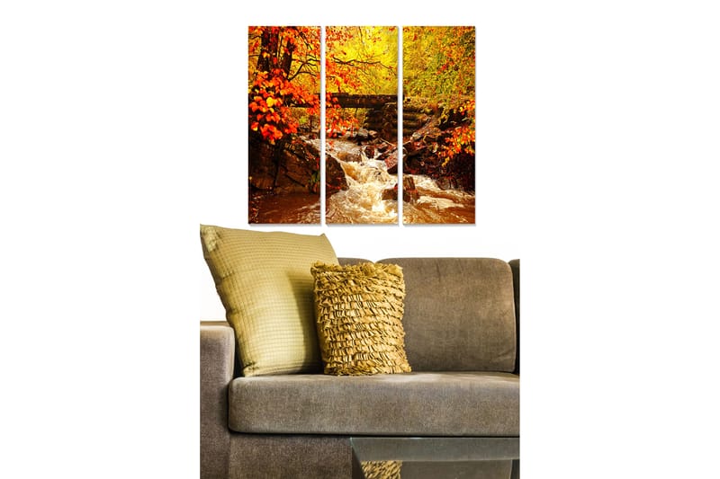 CANVASTAVLA Scenic 3-pack Flerfärgad 20x50 cm - Inredning & dekor - Tavlor & konst - Canvastavla